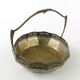 Art Nouveau basket, silver-plated brass, WMF, Germany, early 20th century