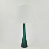 Lampe de table en verre de Murano du milieu du siècle