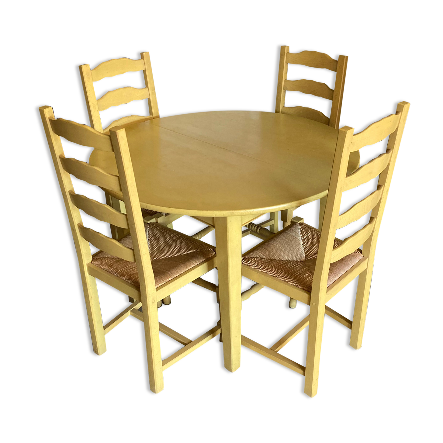 Dining table and chairs