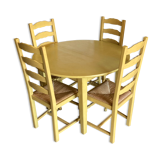 Dining table and chairs