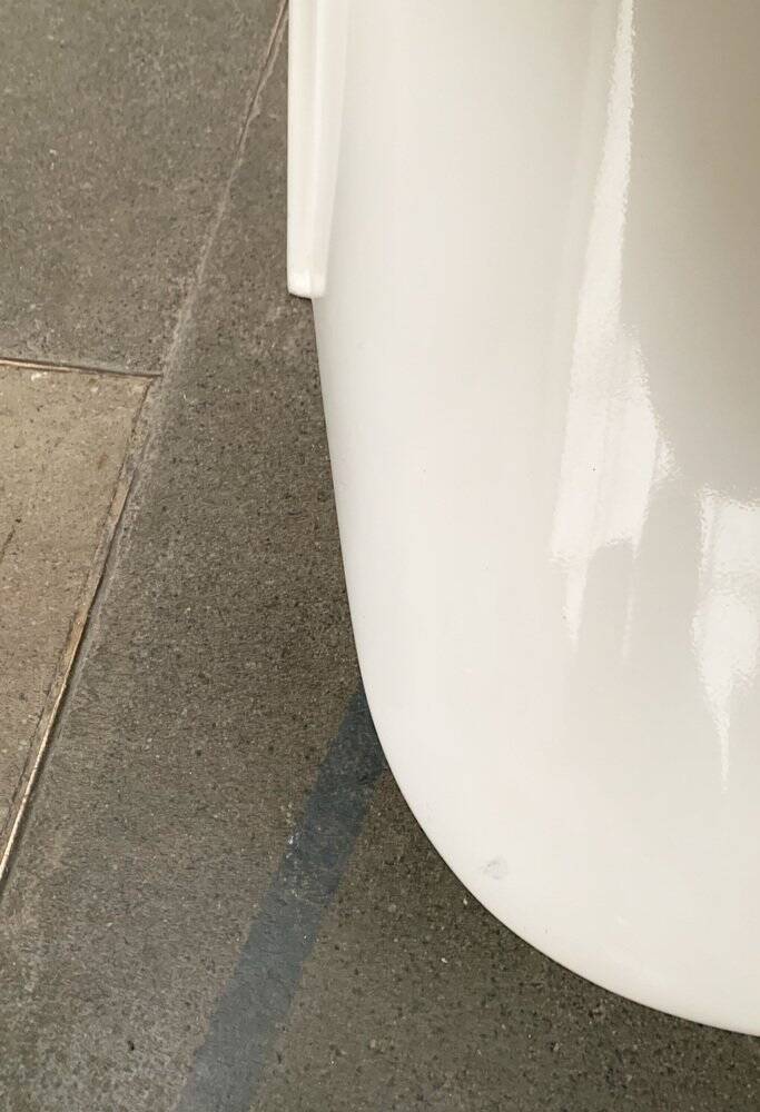 Panton side chairs from the mid-century by Verner Panton for Herman Miller, 1960s.