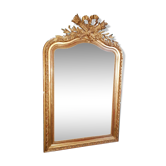 Miroir Louis Philippe à fronton 90x145cm