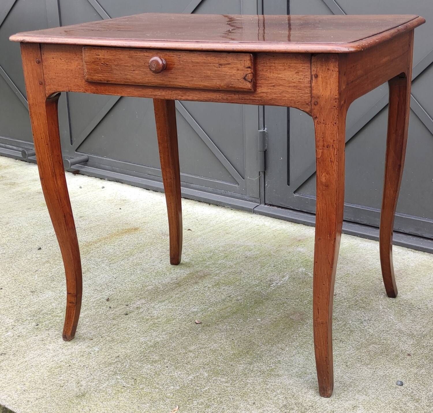Old small Louis XV style side table desk
