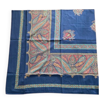 Nappe Ribeauvillé Vintage Assam Bleue 165 x 169 cm