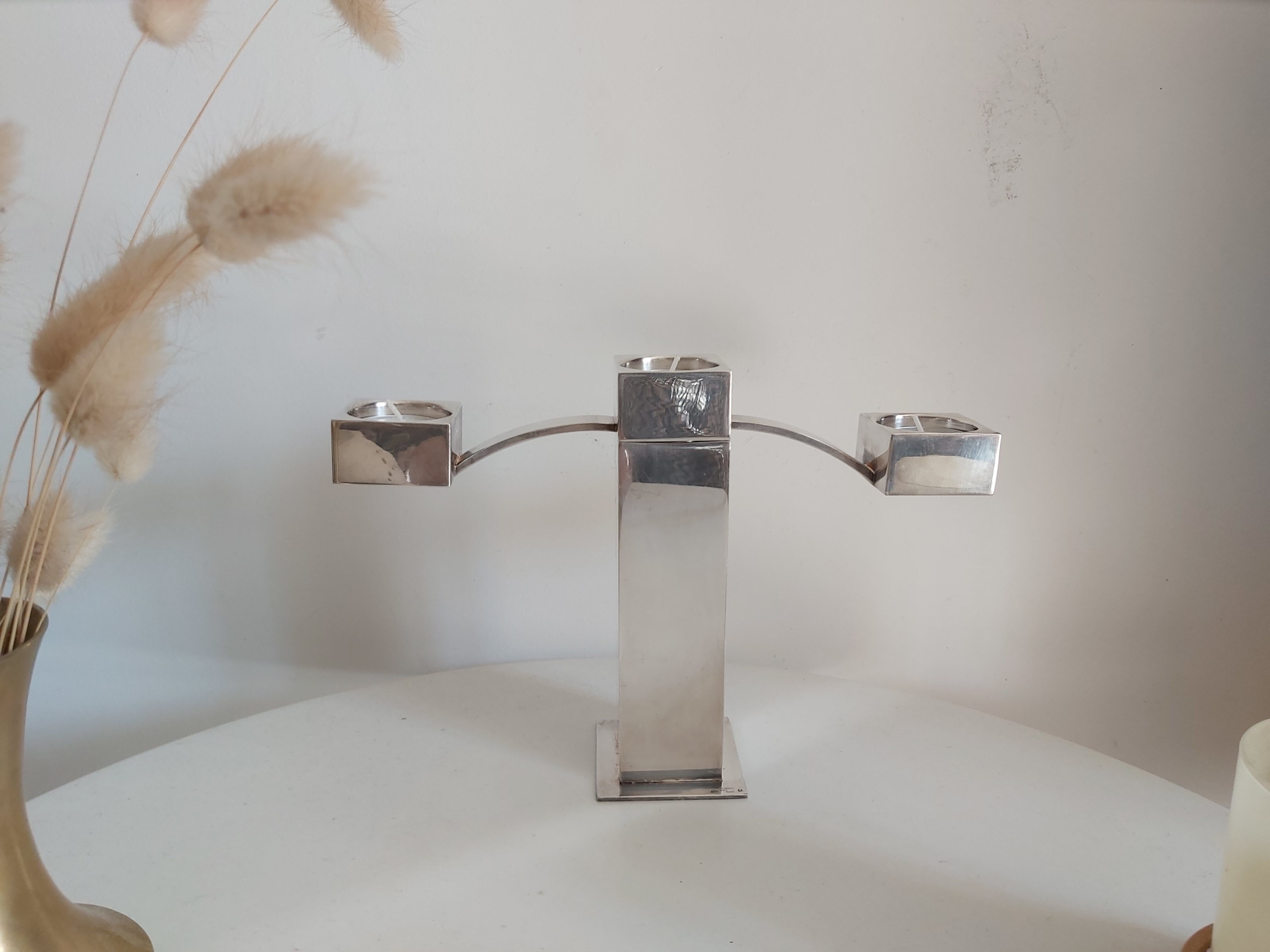 Chandelier 3 candles Meurgey Paris