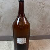 Large amber bottle
