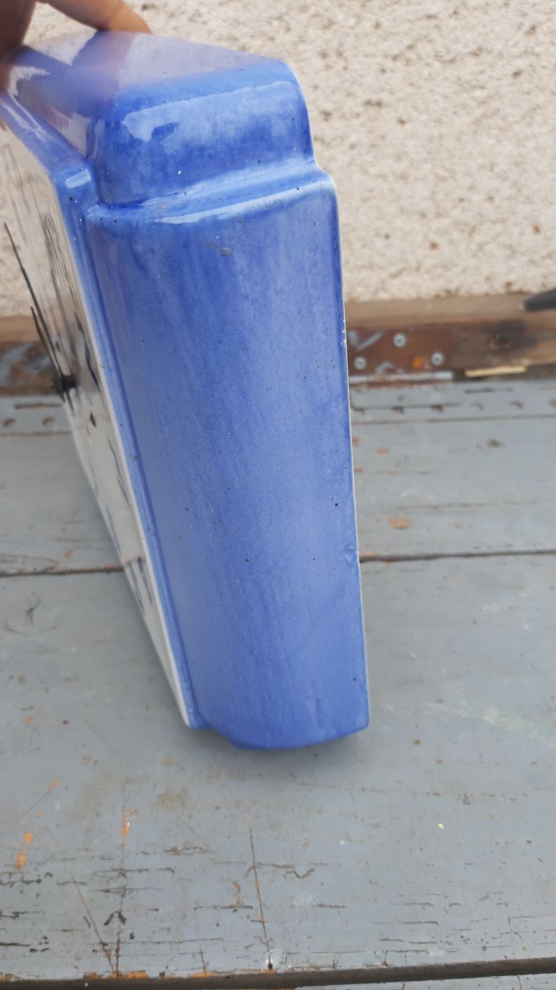 Vintage ceramic wall clock