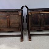 Pair of Chinese armchairs
