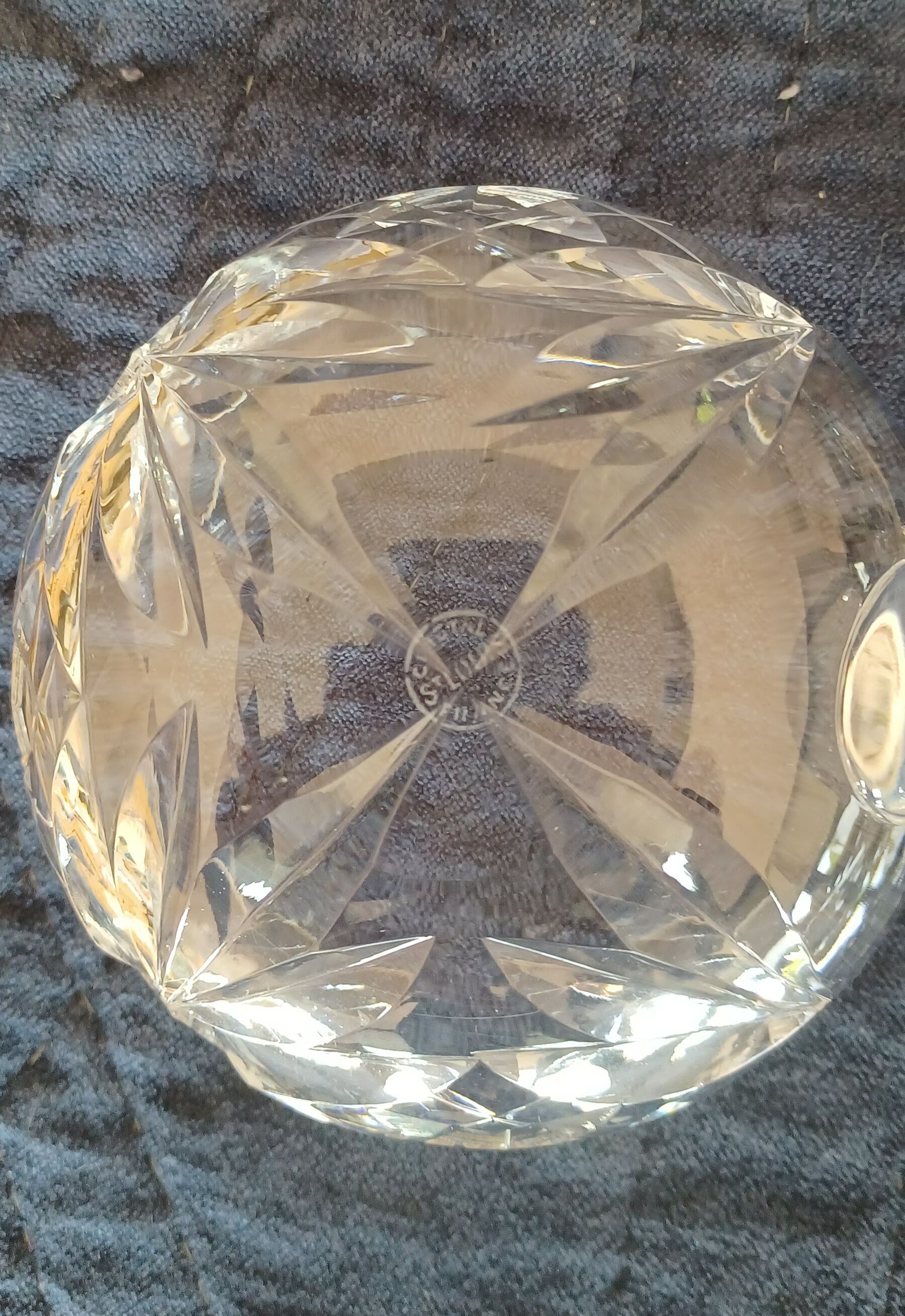 Cristal Saint Louis cream service