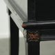 Black wooden chair / side chair from the 20th century in Asian style