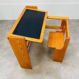Folding pine children's desk by Trama, desk