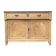 Antique Parisian buffet in oak and Carrara marble