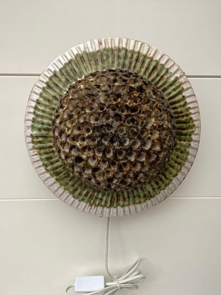 Mid-century ceramic wall lam