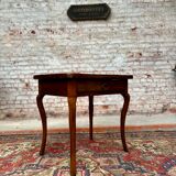 Table de cabaret en noyer estampillée d’époque Louis XV XVIII eme siècle
