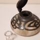 Inkwell old ceramic tin
