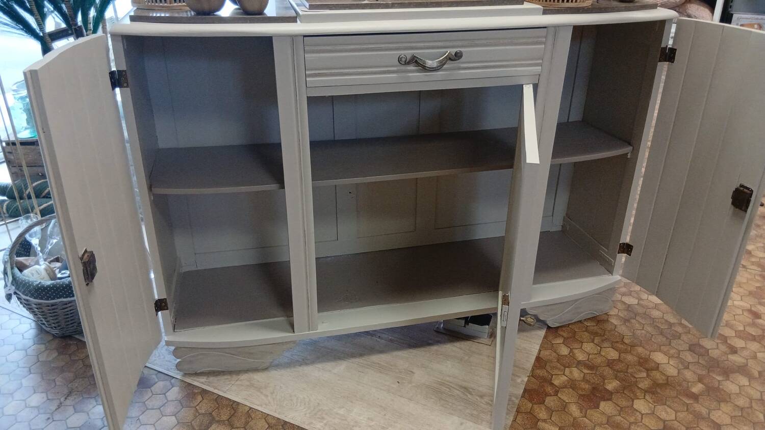 Patinated Art Deco sideboard