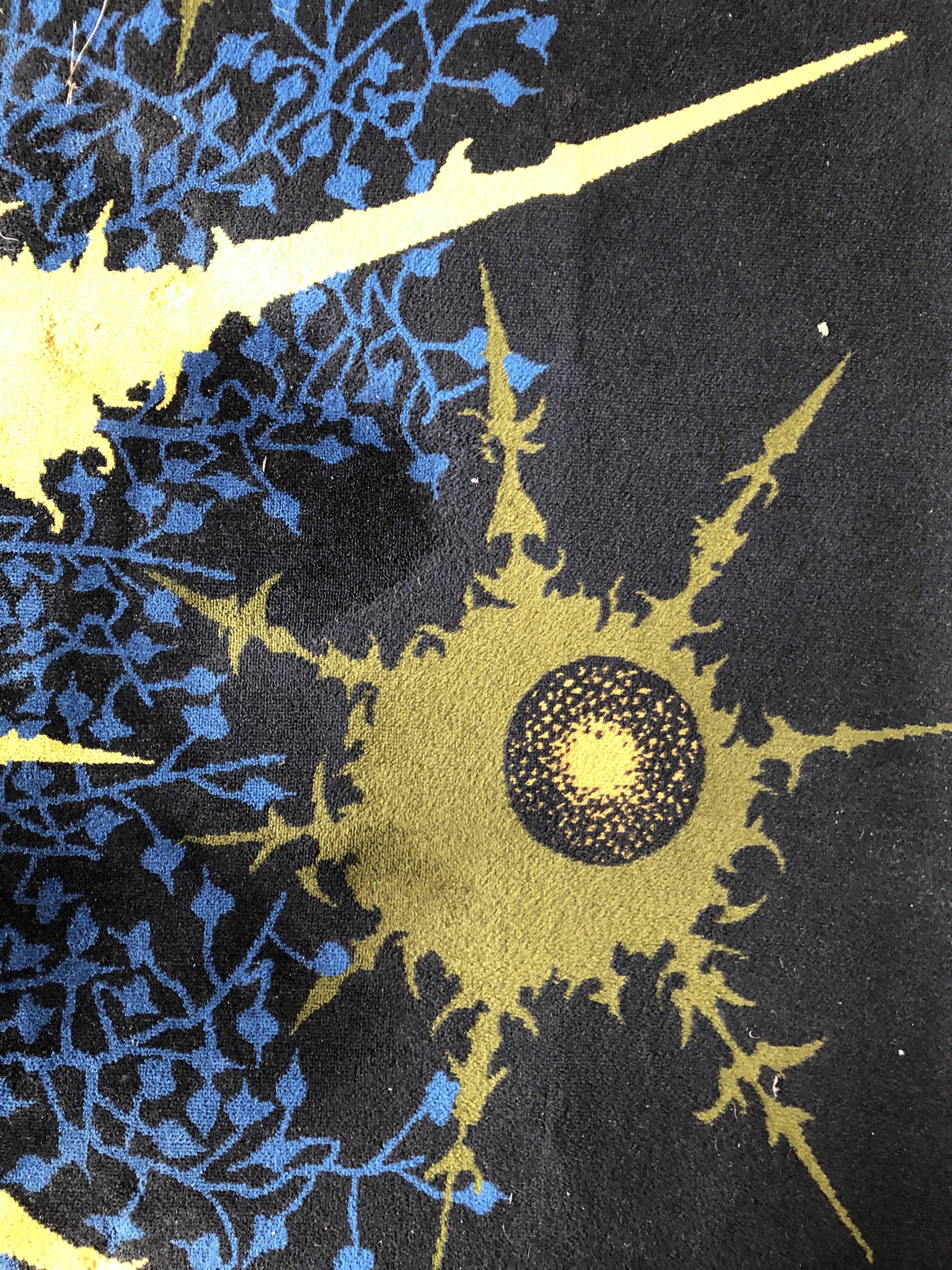 Carpet Saturn De Leers by Marc Petit limited edition, 1960 - 300X200cm