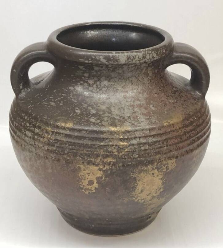 West Germany golden brown vase