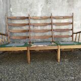 Vintage oak living room
