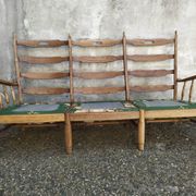 Vintage oak living room
