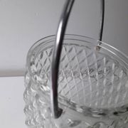 Cut glass ice bucket (vintage)