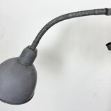 Grey Industrial Gooseneck Scissor Wall Lamp from Elektroinstala, 1960s