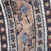 Tapis Vintage Indo-Seraband en Laine (253cm), Années 1970