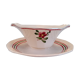 Saucière Sarreguemines France model Armelle hand-painted décor (identical copy No.1)