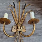 Reed wall lamps Circa 1950