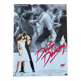 Affiche cinéma originale "Dirty Dancing" Patrick Swayze 40x60cm 1987
