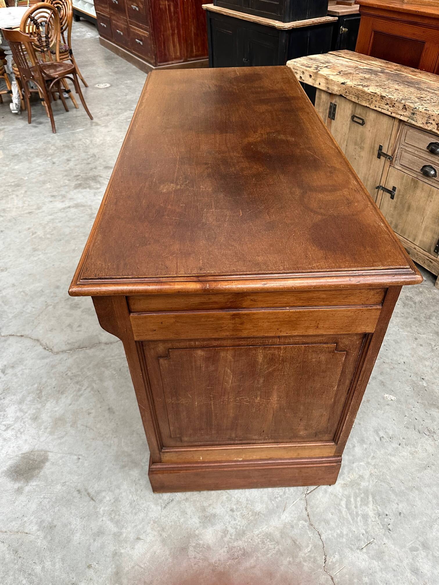 Oak counter early 20th century