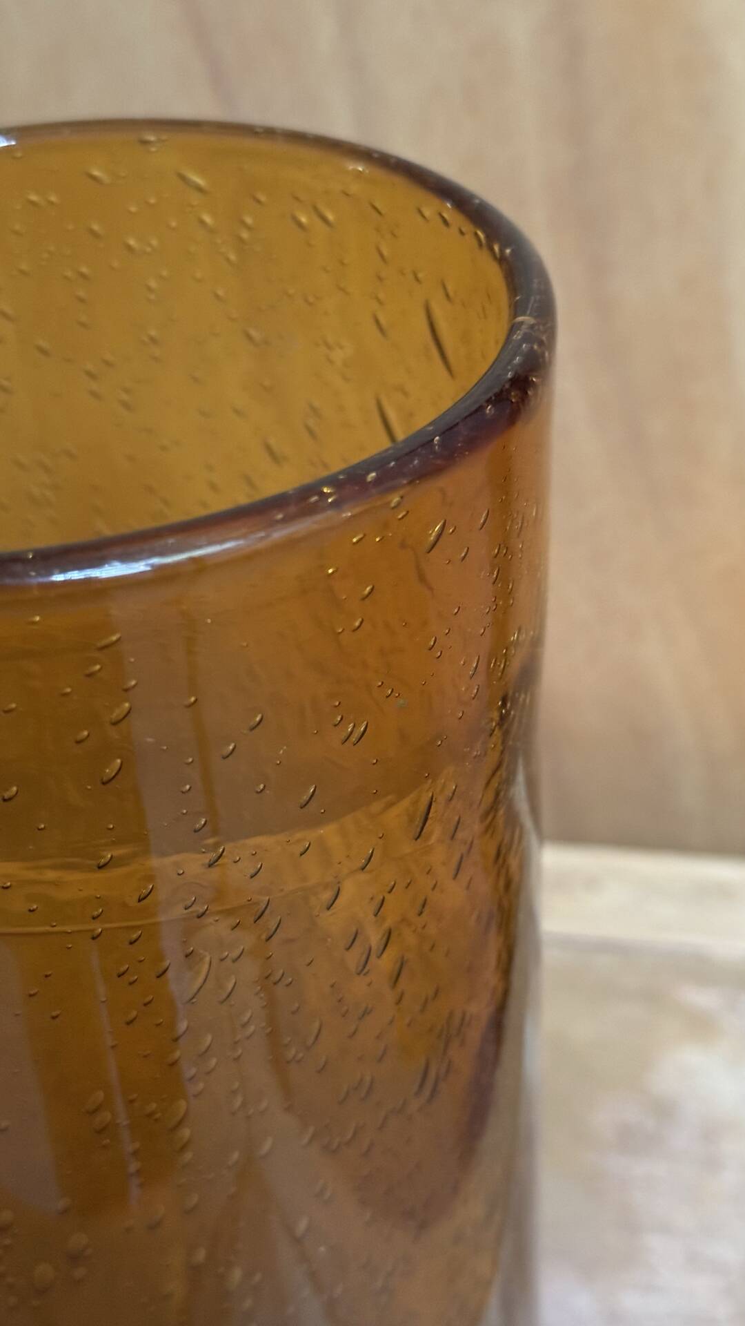 Vase tube années 70