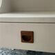 Paire de chevets scandinaves en bois blanc