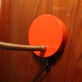Red desk lamp "veb narva" made in ddr 70's