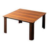 Table en bois et métal 1970 vintage modernisme