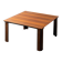 Table en bois et métal 1970 vintage modernisme