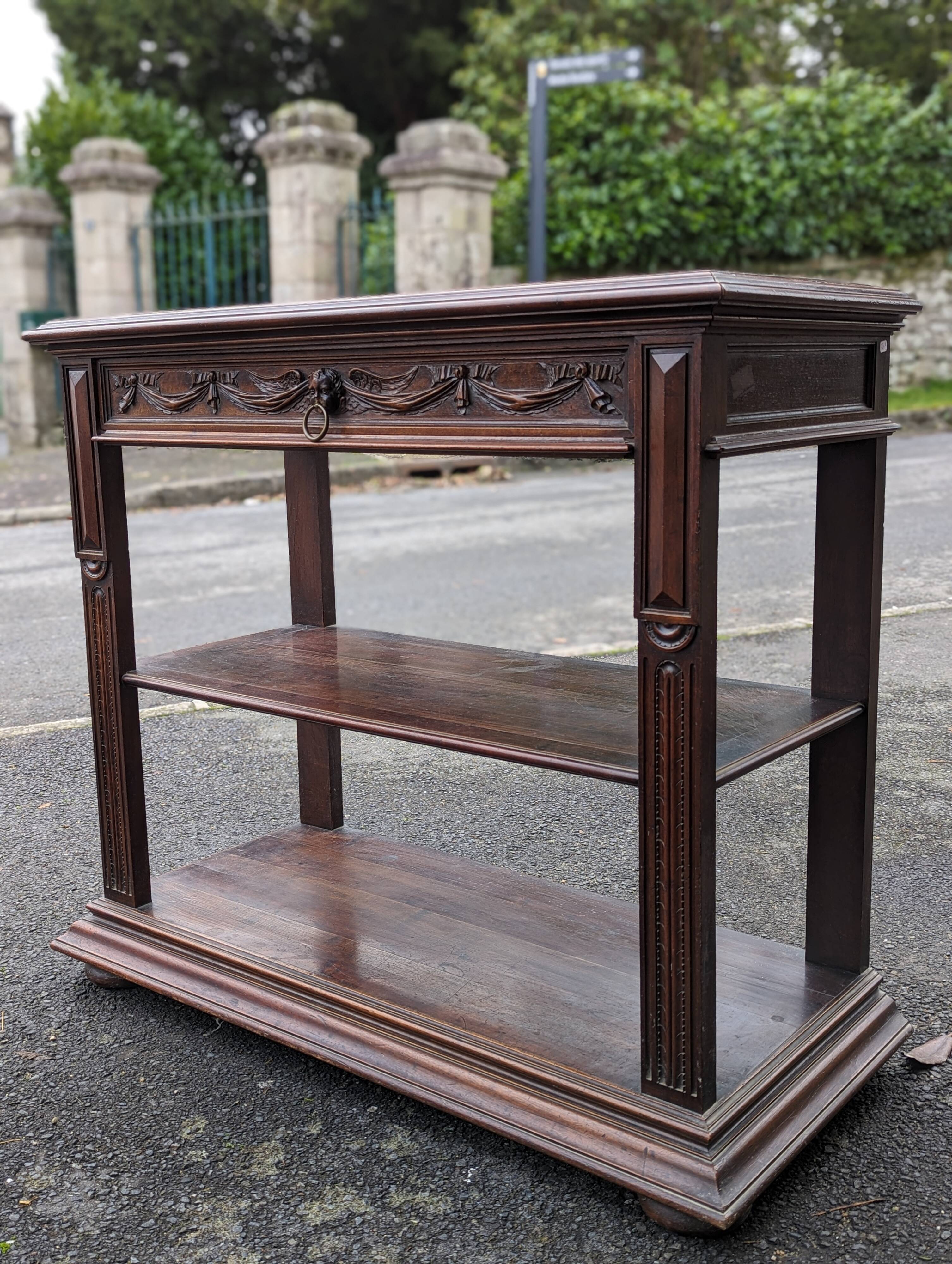 Mahogany sideboard console