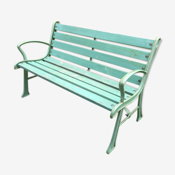 Garden bench for cast-iron and wood child