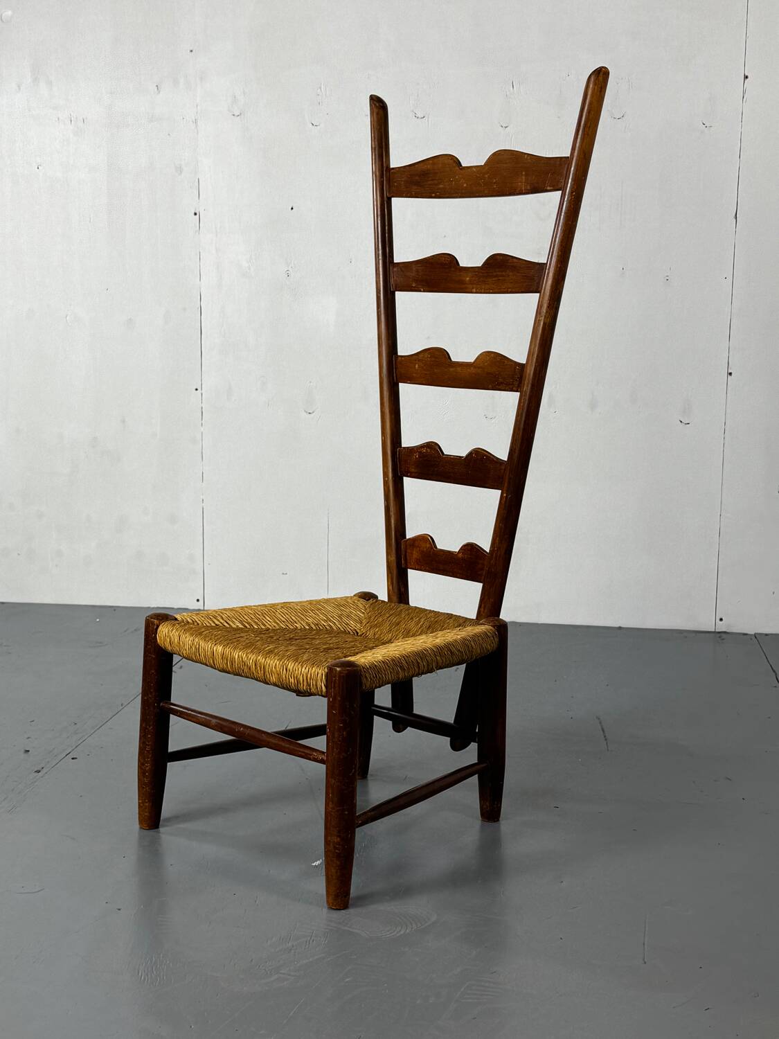 Highback Side Fireside Chair by Gio Ponti for Casa E Giardino, Italy,