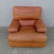 Vintage loft leather armchair DUVIVIER