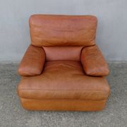 Fauteuil cuir DUVIVIER vintage loft