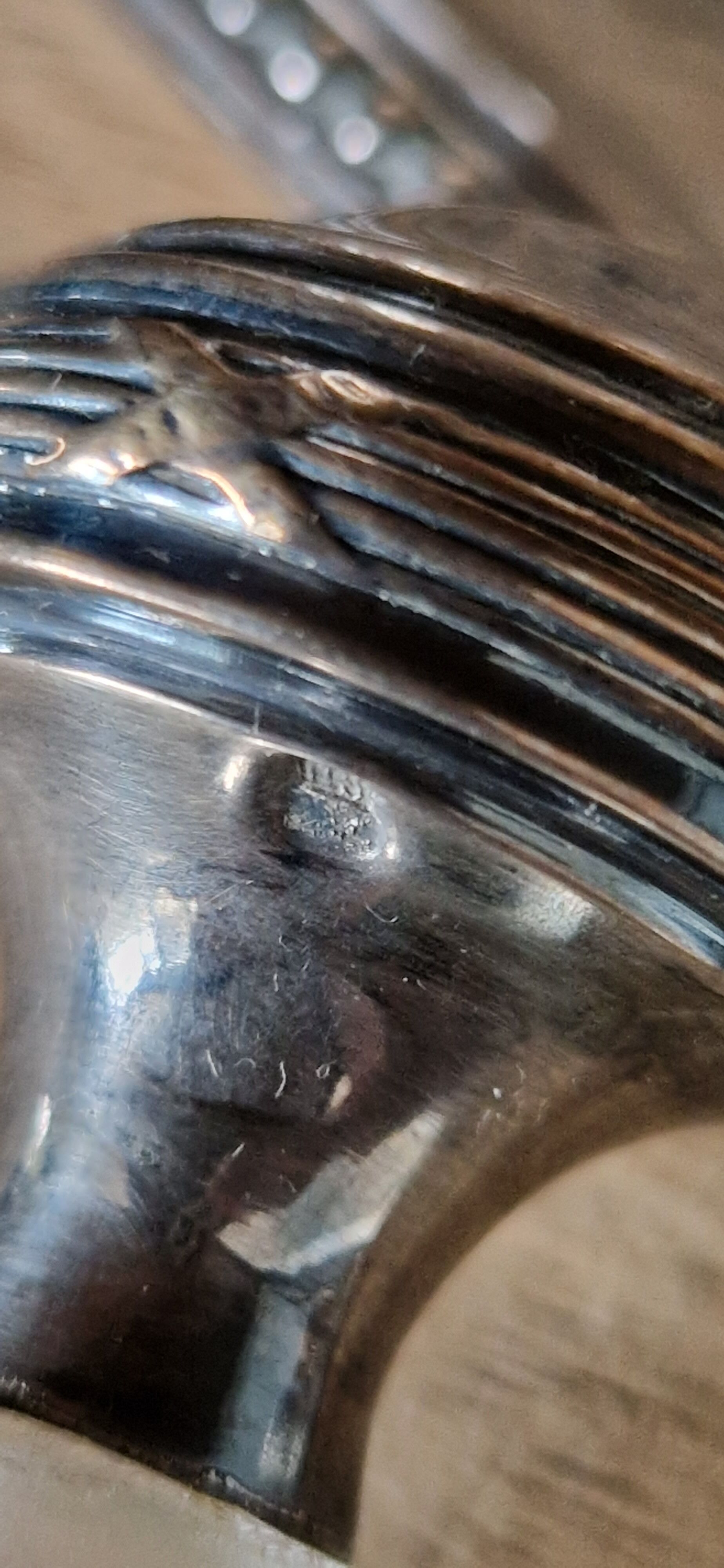 Silver and crystal liquor service