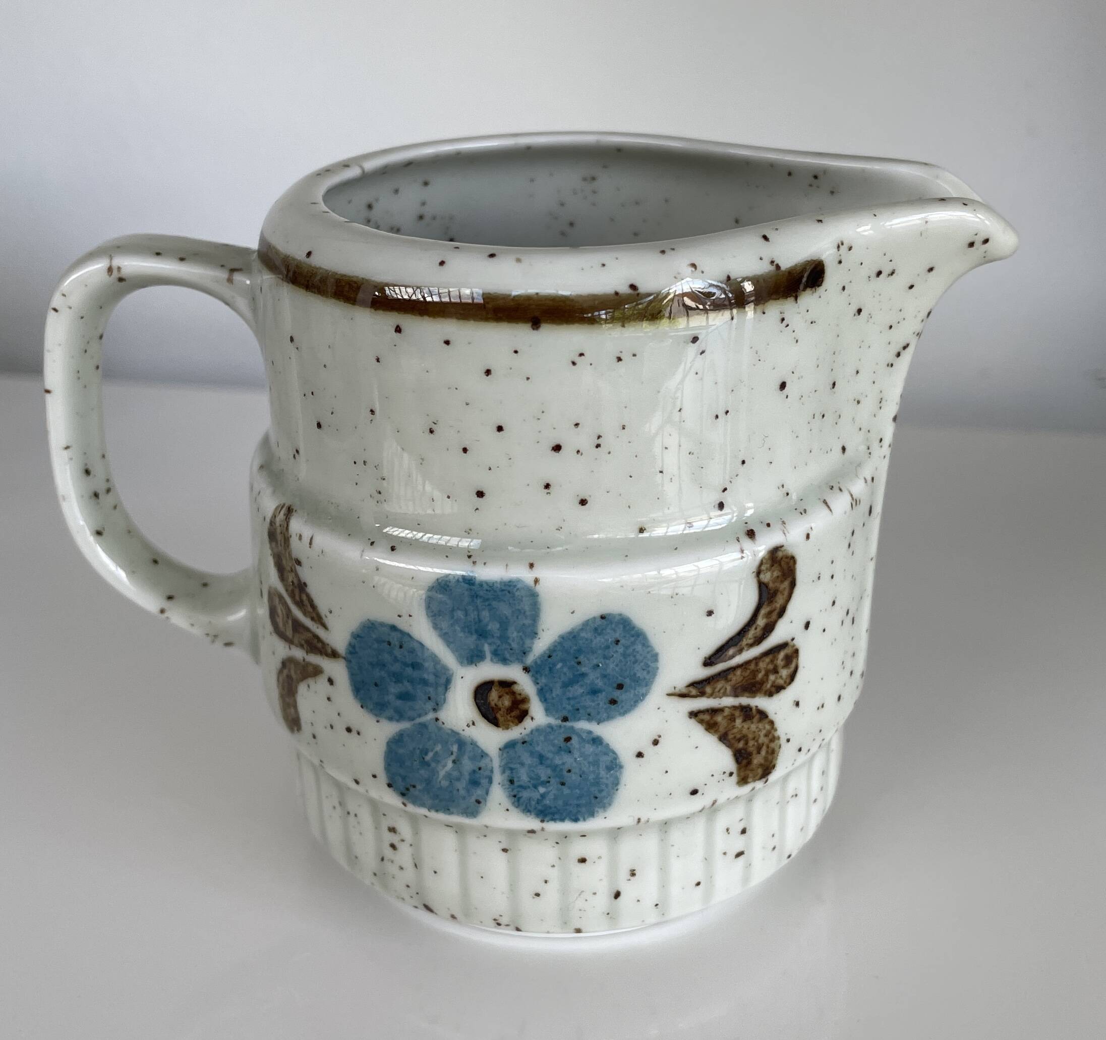 Vintage Bavaria coffee service – porcelain – blue flowers – 24 pieces – 70s