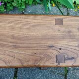 Antique elm bench