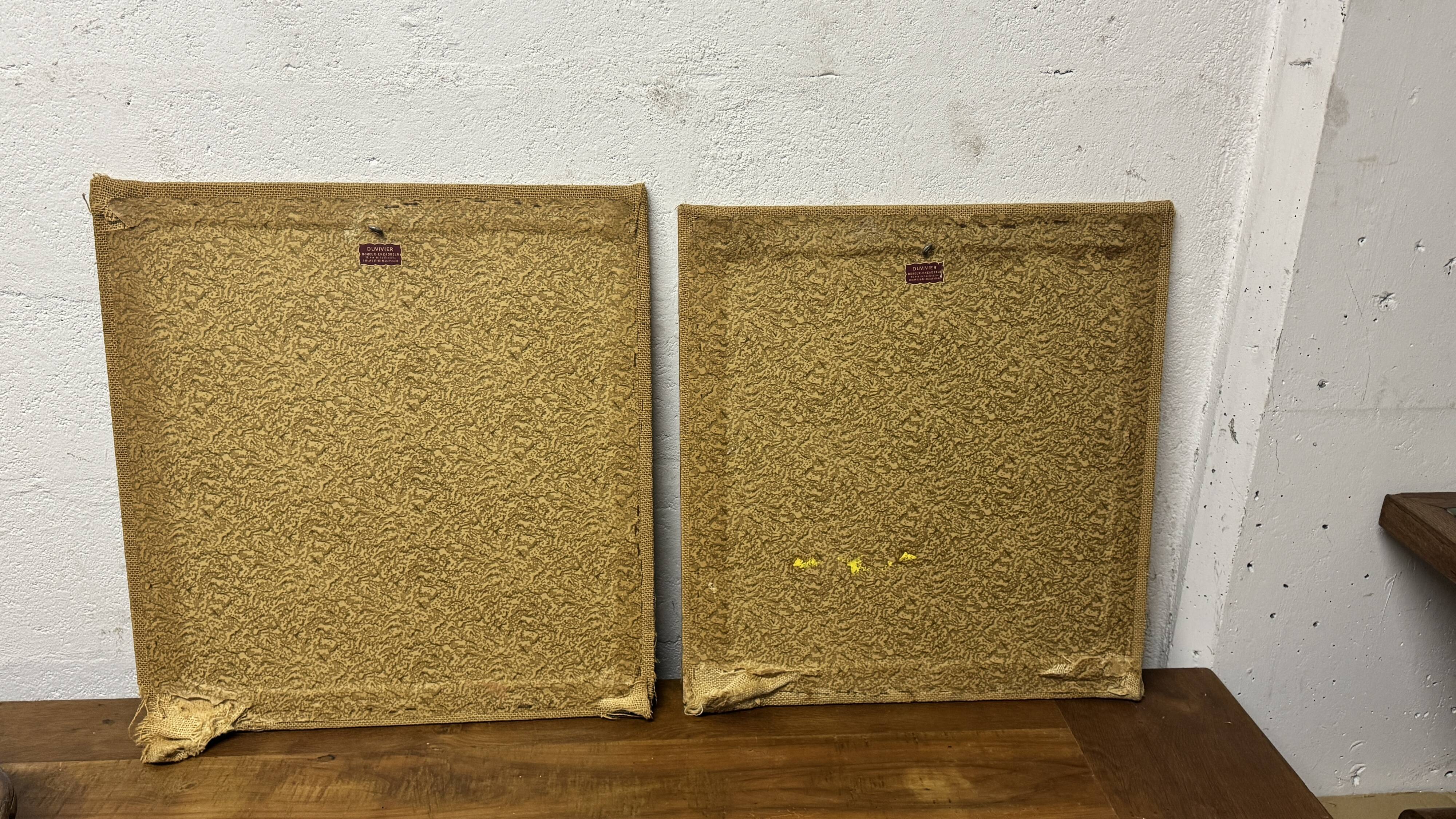 Paire de tapisseries andines, début 20ème siècle