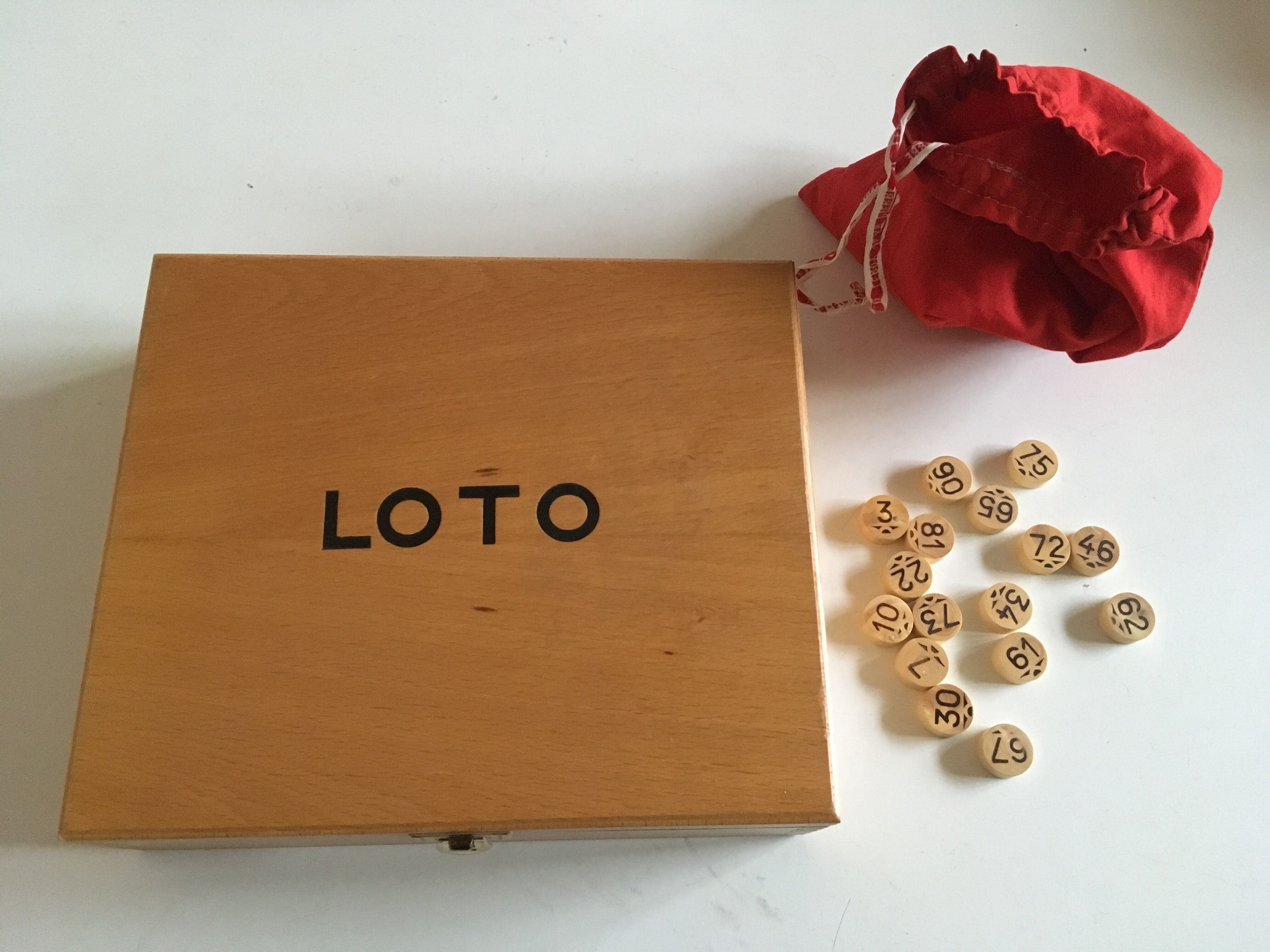 Lotto s 70s wooden game
