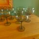 8 glasses in blown glass from Biot (cocktail, fruit cup)