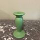 Vintage green candlestick