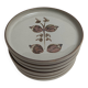 Flat plates made of Arnon stoneware