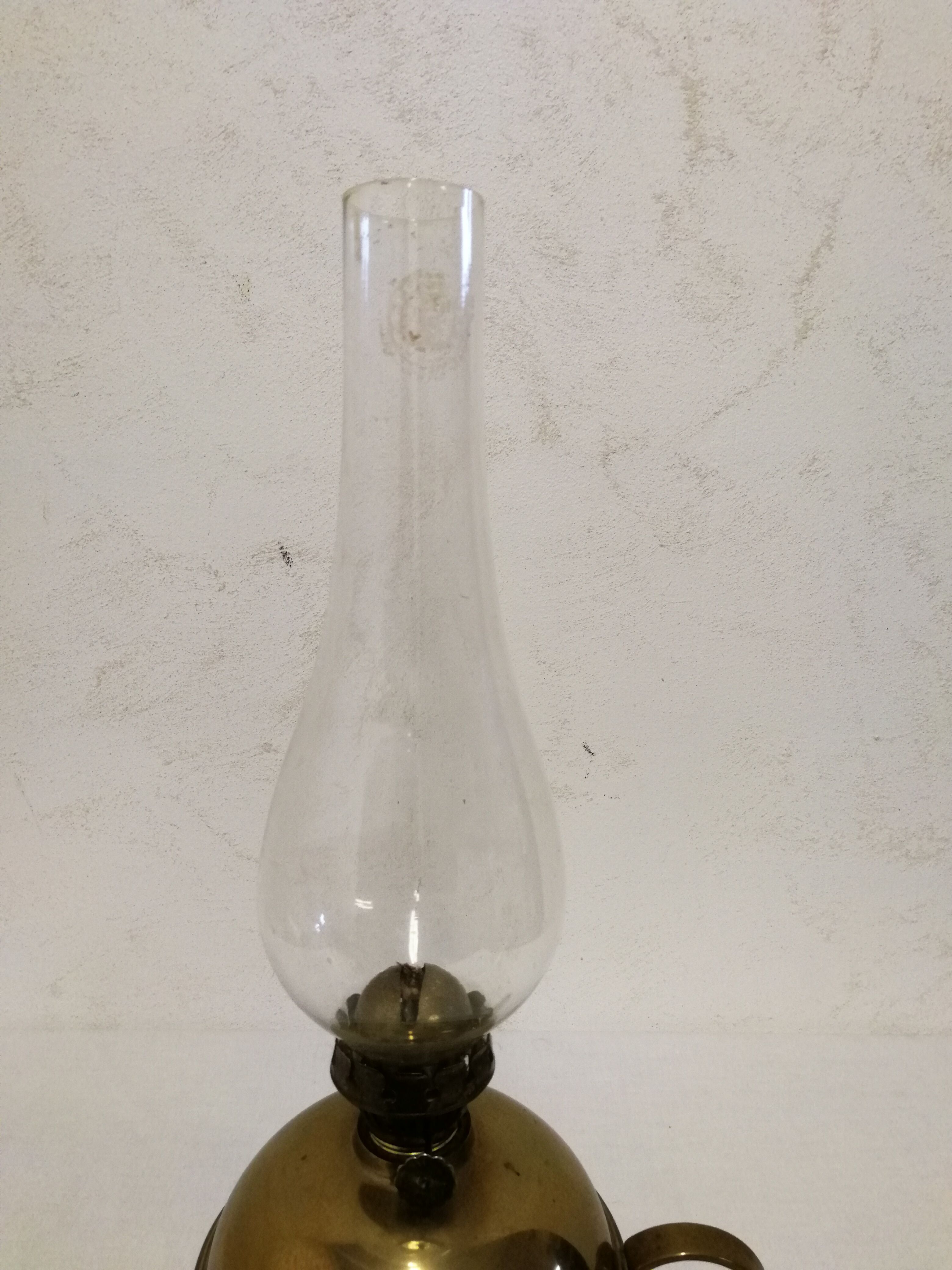 Brass kerosene lamp
